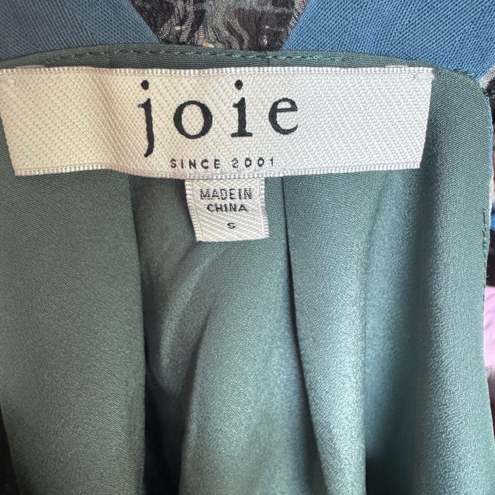 Joie Patchwork Print Silk Blouse *Sample Piece* - image 5